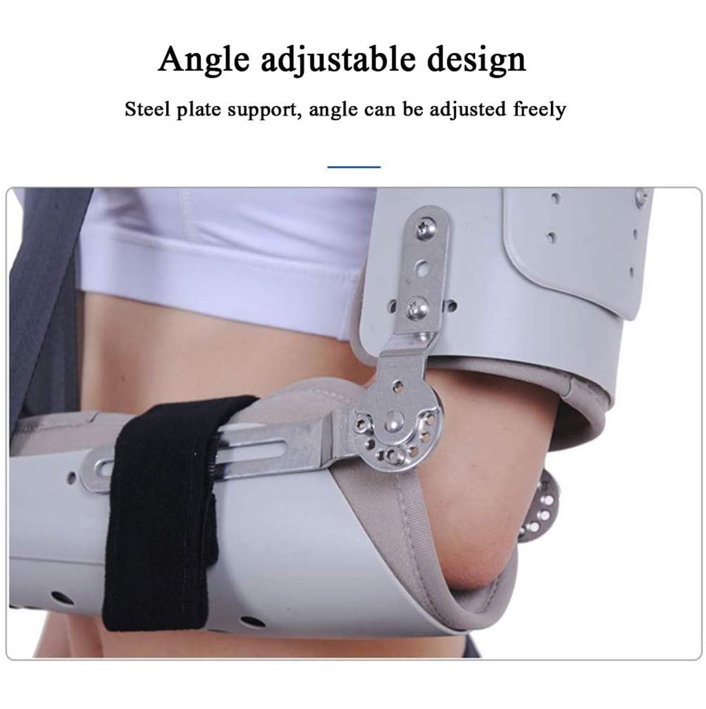 Amazon.co.jp: 肘関節固定ブレース、調整可能な腕骨折固定具、前腕骨折